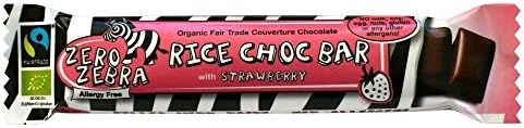 Zero Zebra Rice Milk Bar with Strawberry (35g) - Pack of 6