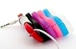 Tuff-Luv Tuff-Ties Kabelmanager f�r mp3 + ipod Kopfh�rer Tuff-Ties Wrap and snap (Black Snapper) - schwarz