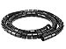 Monoprice 107028 30mm x 1.5m Spiral Wrap Bands, Black
