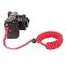 FoRapid 550 Paracord Adjustable Wrist Strap for DSLR, Compact Cameras (Red)