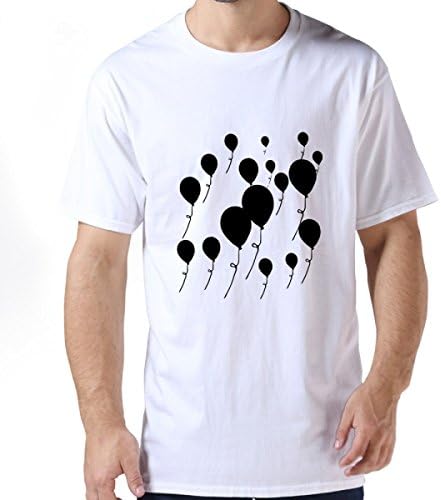 Baloons White Mens Crew-Neck T-Shirt S