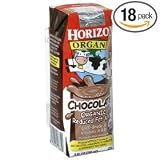 Horizon Organic Reduced Fat Milk, Chocolate, 8-ounce Cartons (Pack of 18)