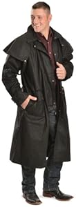 Outback Trading Co Men's Co. Long Oilskin Duster Black X-Large