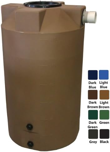 125 Gallon Rain Harvest Collection Tank, Light Brown