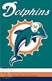 AFMD Dolphins 44x28 Applique Banner - Model AFMD NFL Banner Flag