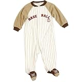 Carter's Baseball Sleep & Play BROWN 3 Mo