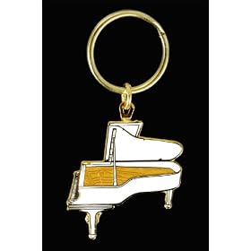 Piano Key Chain - White
