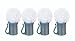 GKI Bethlehem Lighting 25-Light Sugar Coated G20 LED Light Set, White Bulbs, Green Wire