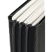 X17 A6 ModeSkin Balacron, schwarz mit Wochenkalender 2012 - das einzig wahre RINGBUCH, modularer Taschenkalender