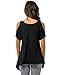 Milkuu Women's Cold Shoulder Shirt Tunic Tops (S - 5XL)