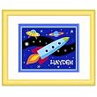 Out of This World Yellow Personalized Print
