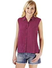 Angel Sleeveless Lightweight Studded Shirt