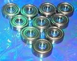 10 Shielded Bearing R8ZZ 1/2 x 1 1/8 x 5/16 inch Ball Bearings