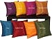 Shopping The Globe Silk Blend Throw Pillow - Orange Gold