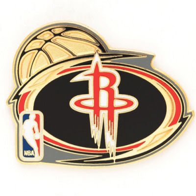 HOUSTON ROCKETS OFFICIAL LOGO LAPEL PIN