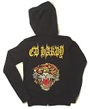 Ed Hardy - Ed Hardy Tiger Women's Rhinestone Hoody : Black X-Small