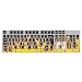 Tastatur Sticker-Set FLAMES SKINBOARD