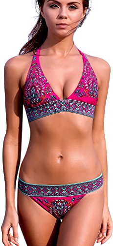 Imilan Boho Paisley Bikini Set Sexy Women Beachwear Swimsuit