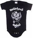 MOTORHEAD - England - Black Onesie / Baby T-shirt