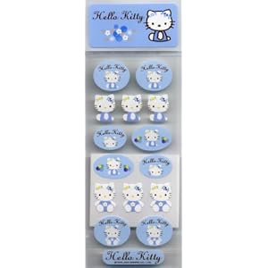 Hello Kitty Blueberry Sticker Sheet (2004)