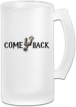 Frosted Texas Spurs Basketball Sport Team Glasses Beer Stein Mug Barware