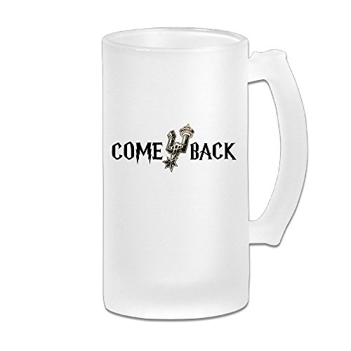 Frosted Texas Spurs Basketball Sport Team Glasses Beer Stein Mug Barware