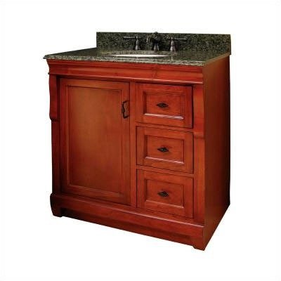 Foremost NACA6021D 60-Inch Naples Double Vanity, Warm Cinnamon, Vanity Only, Top Not Included