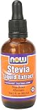 NOW Foods Stevia Liquid Extract Alcohol, 2 Ounce Glass Bottle (Pack of 5)