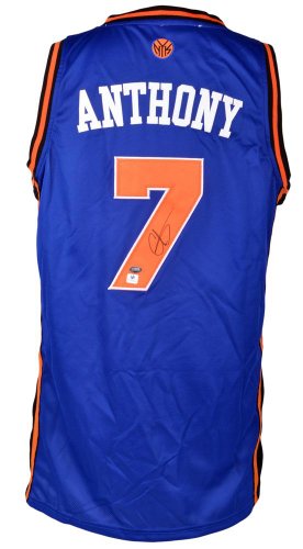 Carmelo Anthony Autographed New York Knicks Jersey - GAI - Autographed NBA Jerseys