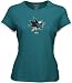 San Jose Sharks -Teal- Women's Logo Premier Too Layered Tissue Tee
