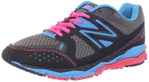 New Balance Women's W1290 Running Shoe,Black/Blue,9 D US