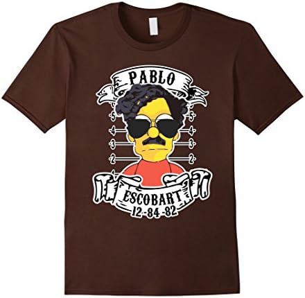Men's Escobart Merchandising Apparel Pablo Mugshot T-Shirt 2XL Brown
