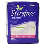UPC 380041031004 product image for Stayfree Ultra Thin Long Maxi with Wings, 16 Pads | upcitemdb.com