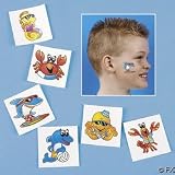 72 ct Sea Creature Temporary Tattoos [Health and Beauty]