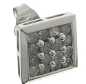 9ct White Gold Mens 20pt Diamond Earring