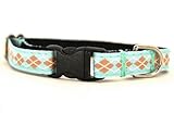 Mint Green & Tan Argyle Cat Collar