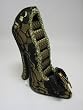 Victorian Lace Shoe Ring Holder - Yellow