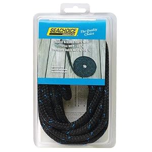 Seachoice 42421 POLY DOCK LINE RED 3 8IN X 15F MULTI-FILAMENT BRAIDED PREMIUM <BR>POLYPROPYLENE MFP DOCK LINE by