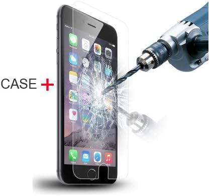 iPhone 5/5S Case, SwiftBox Cute Cartoon Case for iPhone 5S 5 + Tempered Glass Screen Protector (Penguin and Balloon)