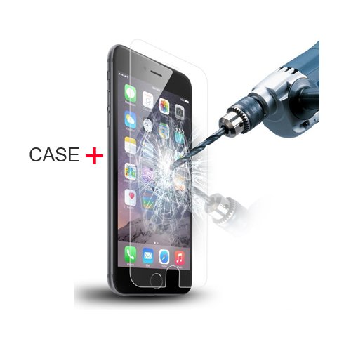 iPhone 5/5S Case, SwiftBox Cute Cartoon Case for iPhone 5S 5 + Tempered Glass Screen Protector (Penguin and Balloon)