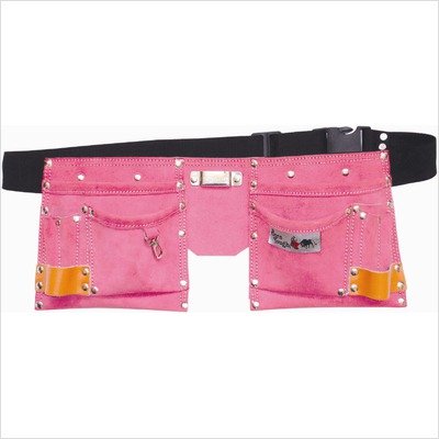 Bourn Tough KTB-01-Pink 10 POCKET LITTLE GIRLS PINK TOOL BELT / TOOL APRON