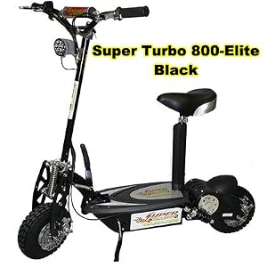Super Turbo 800watt Elite 36v Electric Scooter Neon Green by 