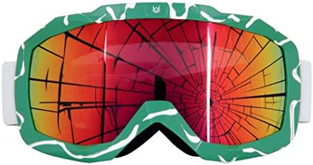 Mortaliwear Snow Skiing Snowboarding Motocross ATV BMX Anti-Fog Goggles Unisex for Kids to Adults