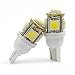 2 PCS WHITE LED BULB LICENSE PLATE CORNER INTERIOR SUPER BRIGHT LIGHT LAMP