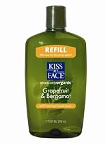 Kiss My Face Organic Self Foaming Liquid Soap Refill, Grapefruit & Bergamot, 17.5 oz