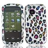 For Sprint Samsung Trender M380 Accessory - Color Leopard Designer Case Pro ....