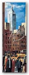 Chrysler Building by Didier Lourenco 6"x18" Art Print Poster