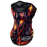 Schampa Stretch Facemask - One size fits most/Red Flame