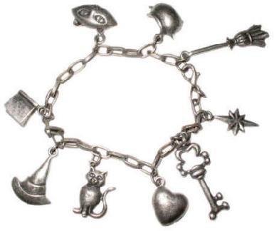 Click here to buy Book of Charms Charm School Witch Costume Bracelet.