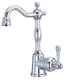 Danze D221116 Opulence Centerset Single-Handle Faucet with Lever Handle and Touch Down Drain, Chrome